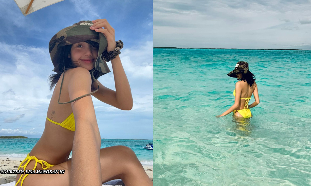 Lisa Manoban pasabog sa yellow bikini